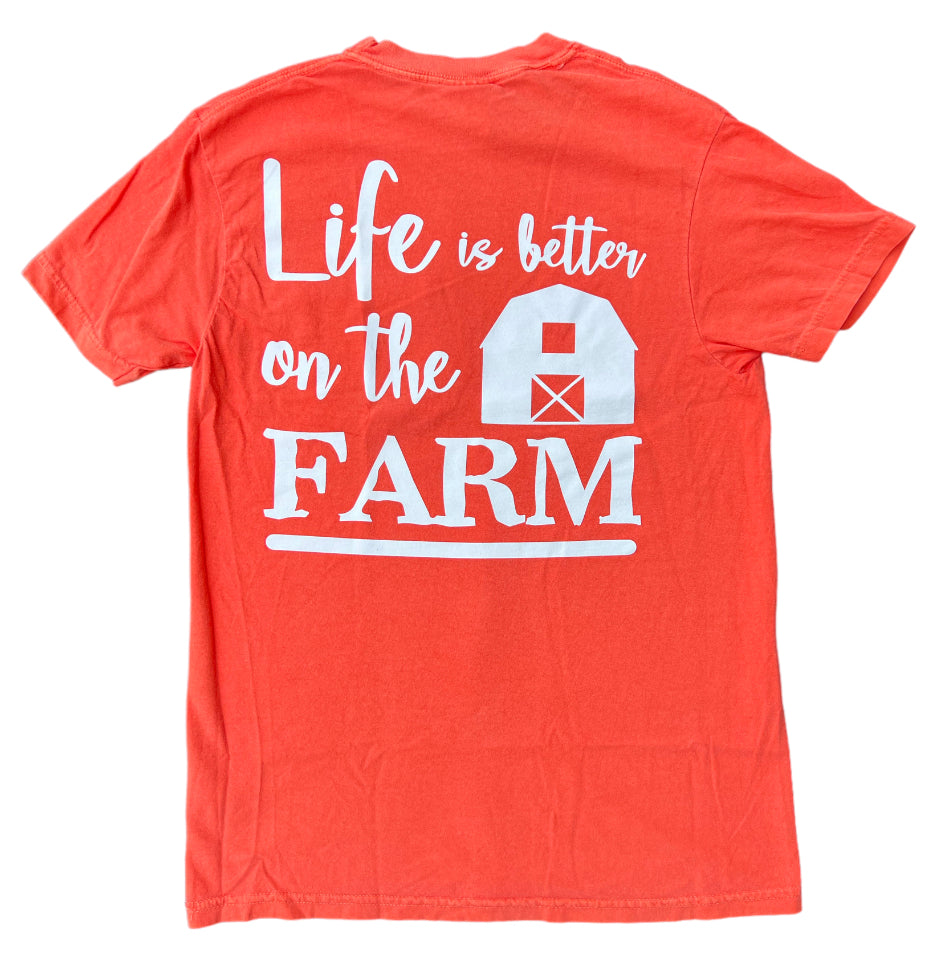 Farm Life T-Shirt, Life Is Better On The Farm Shirt Farm Life T-Shirt, Life Is Better On The Farm Shirt
