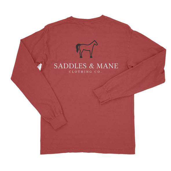 Saddles & Mane original horse tshirt - equestrian outfitter